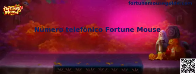 Ilustración representativa de soporte y número telefônico Fortune Mouse